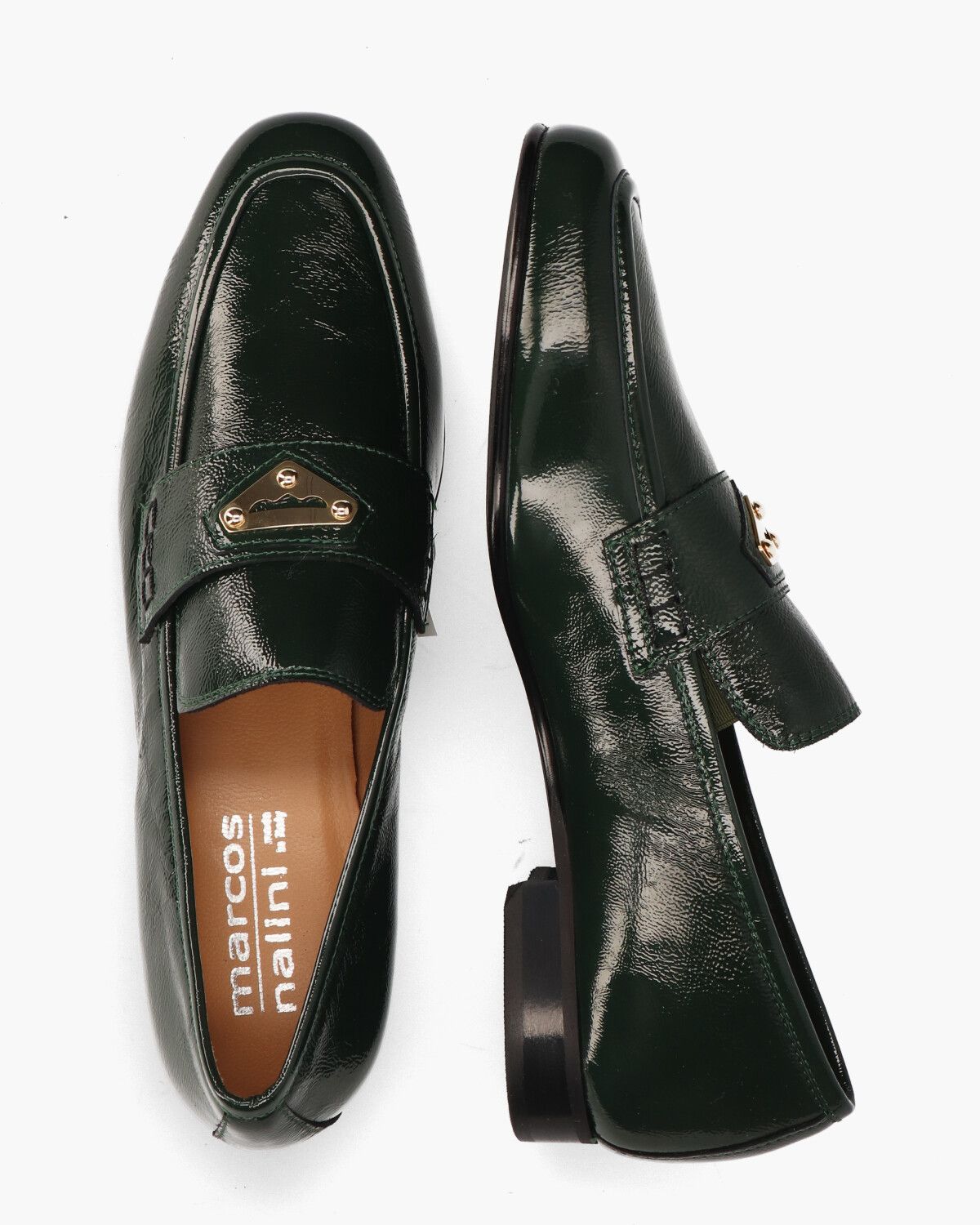 22I077 Groen Damesloafers