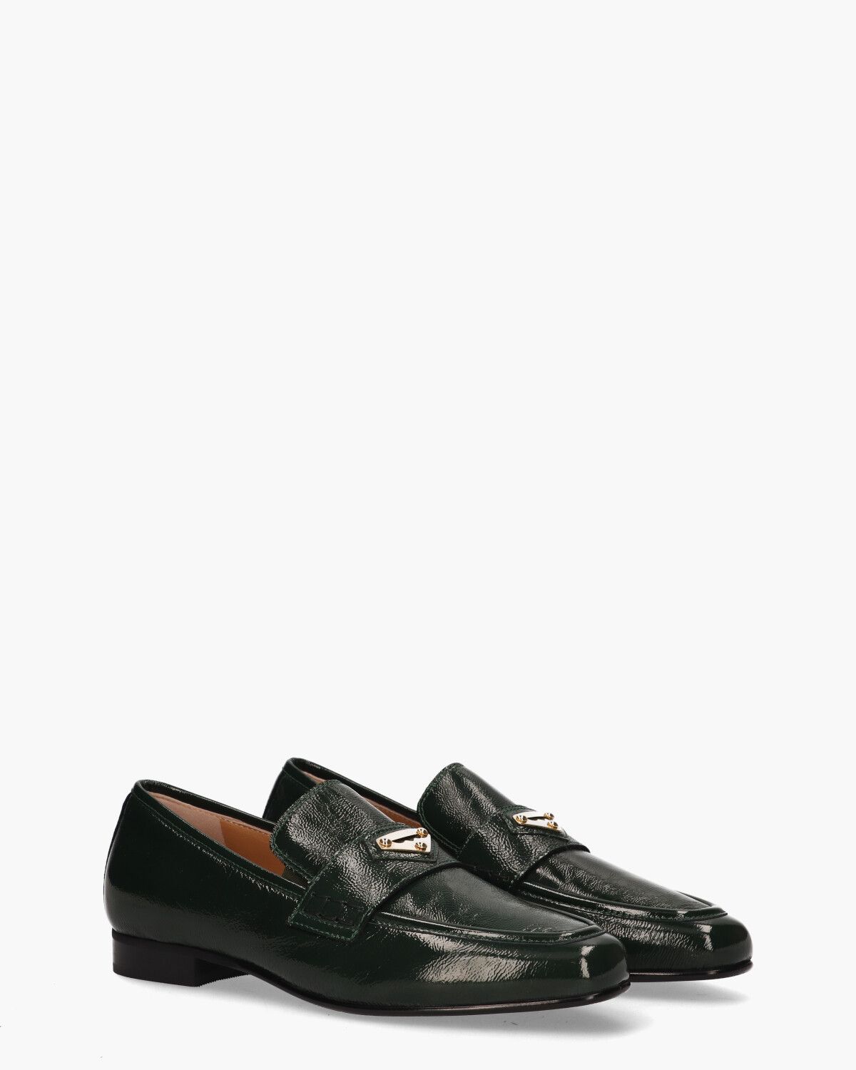 22I077 Groen Damesloafers