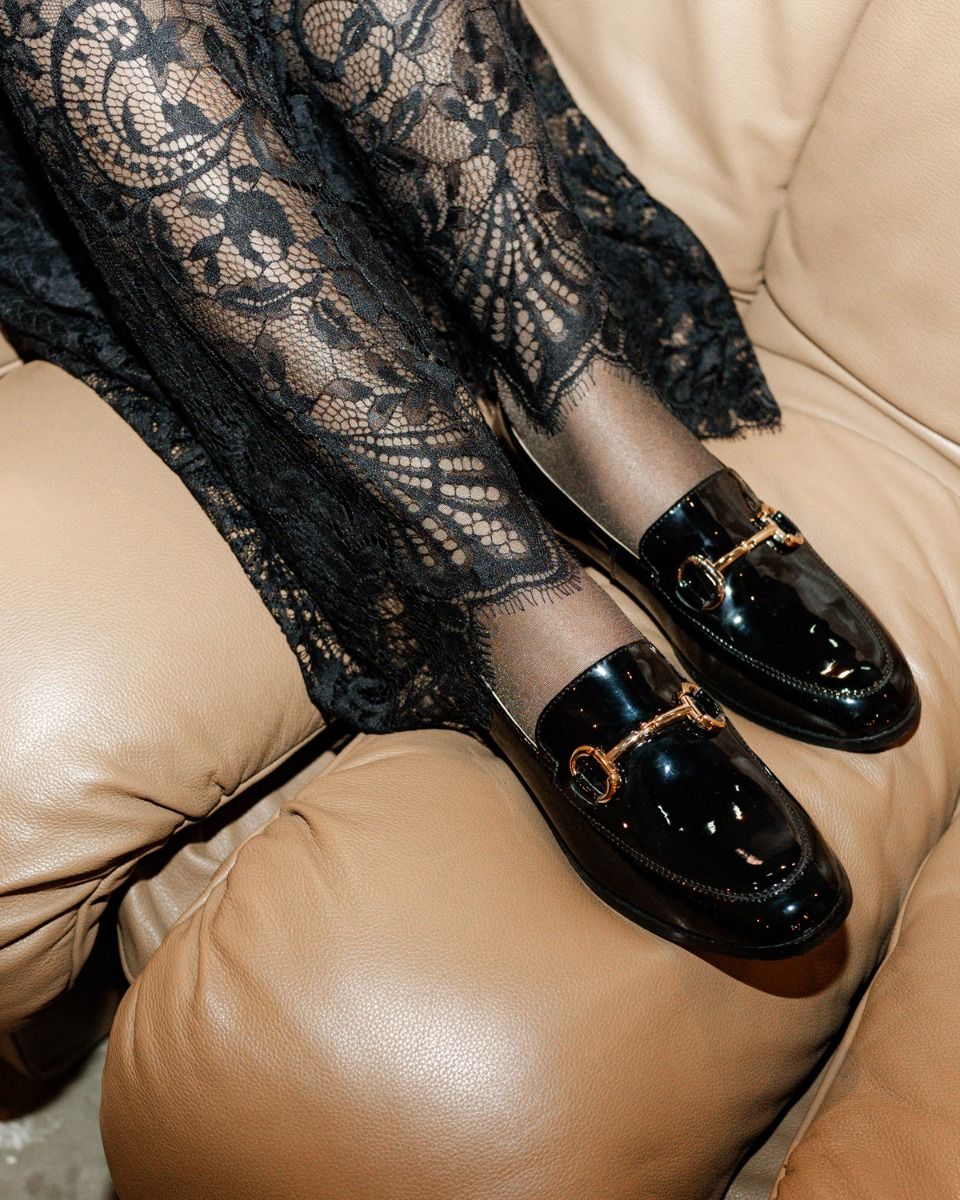 Laure Zwart Damesloafers
