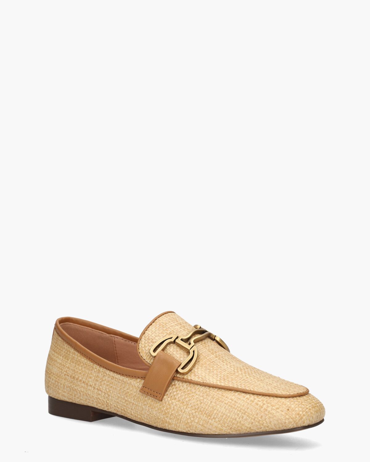 Vela Lichtbruin Damesloafers