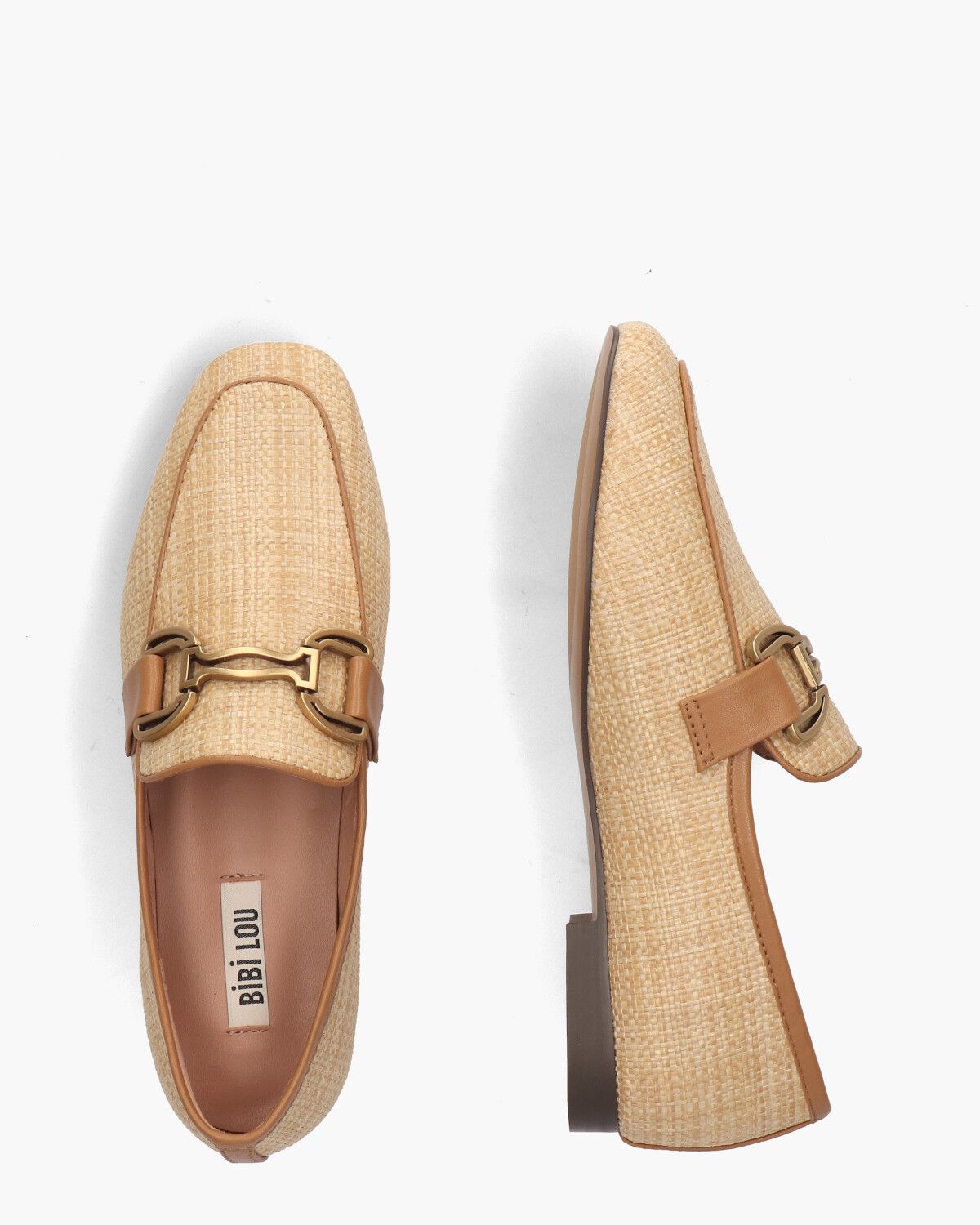 Vela Lichtbruin Damesloafers