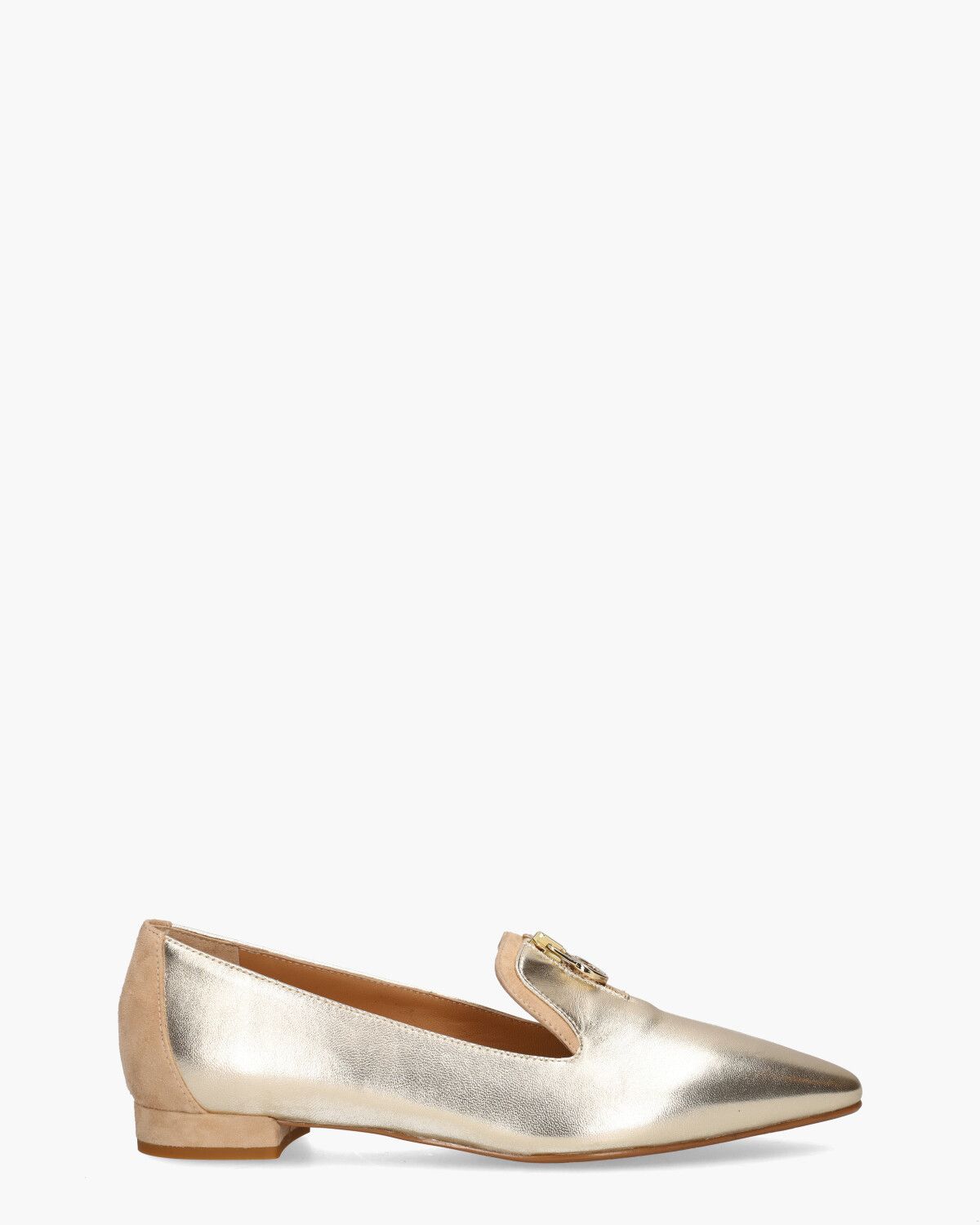 19I020 Goud Damesloafers
