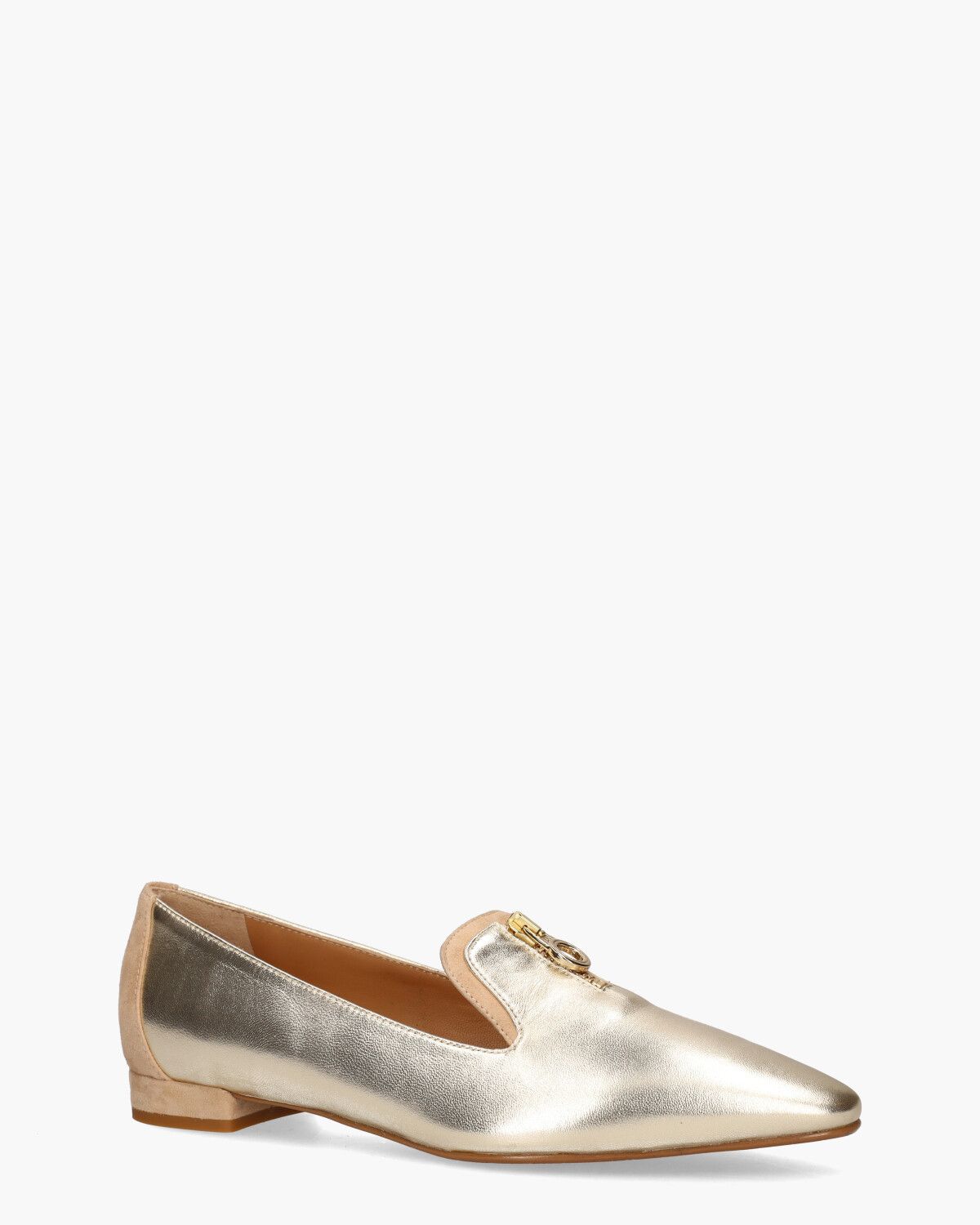 19I020 Goud Damesloafers