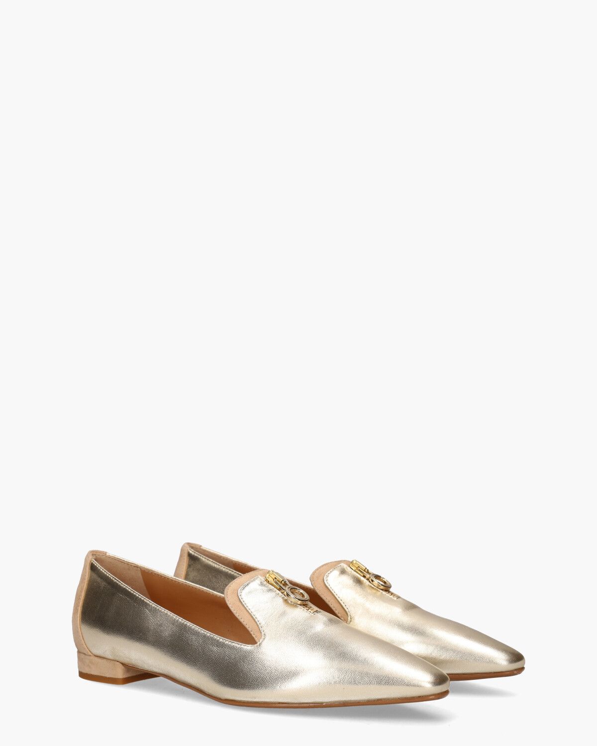 19I020 Goud Damesloafers