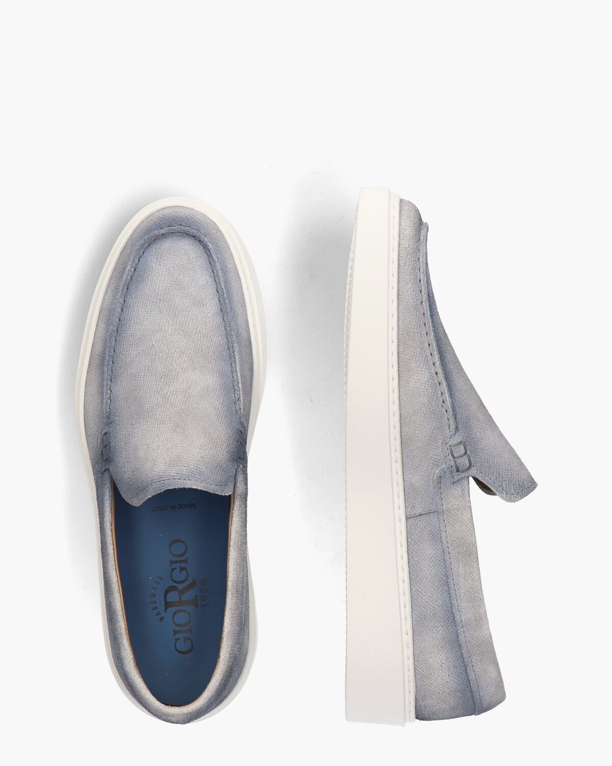 13781 Lichtblauw Herenloafers
