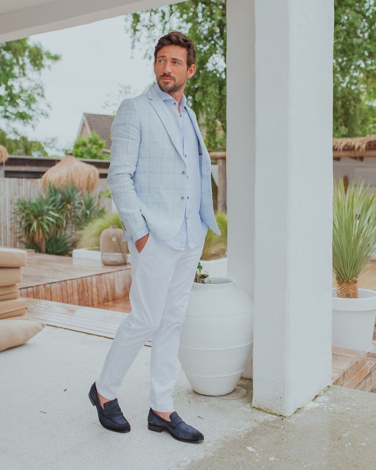 Tim Donkerblauw Herenloafers 