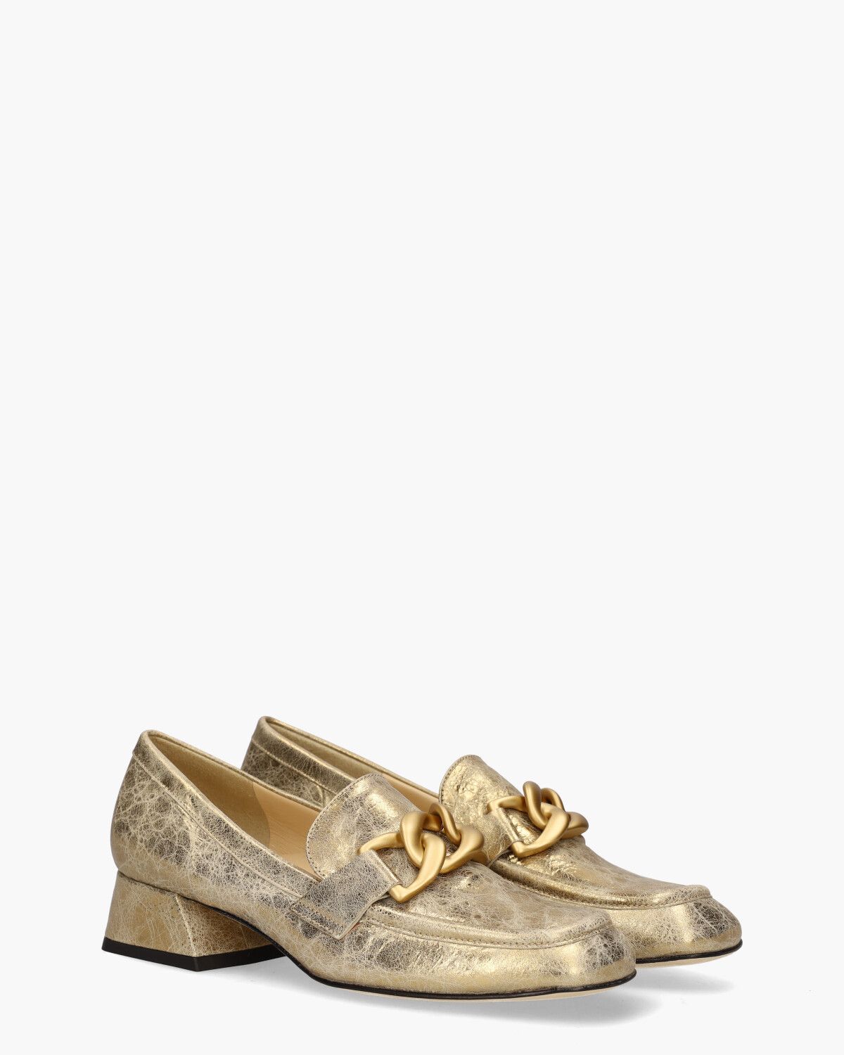 32109 Goud Damesloafers