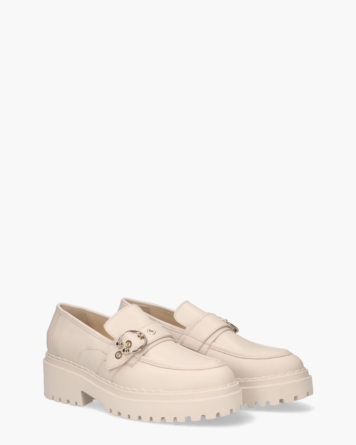 Fae Gatsby Beige Damesloafers