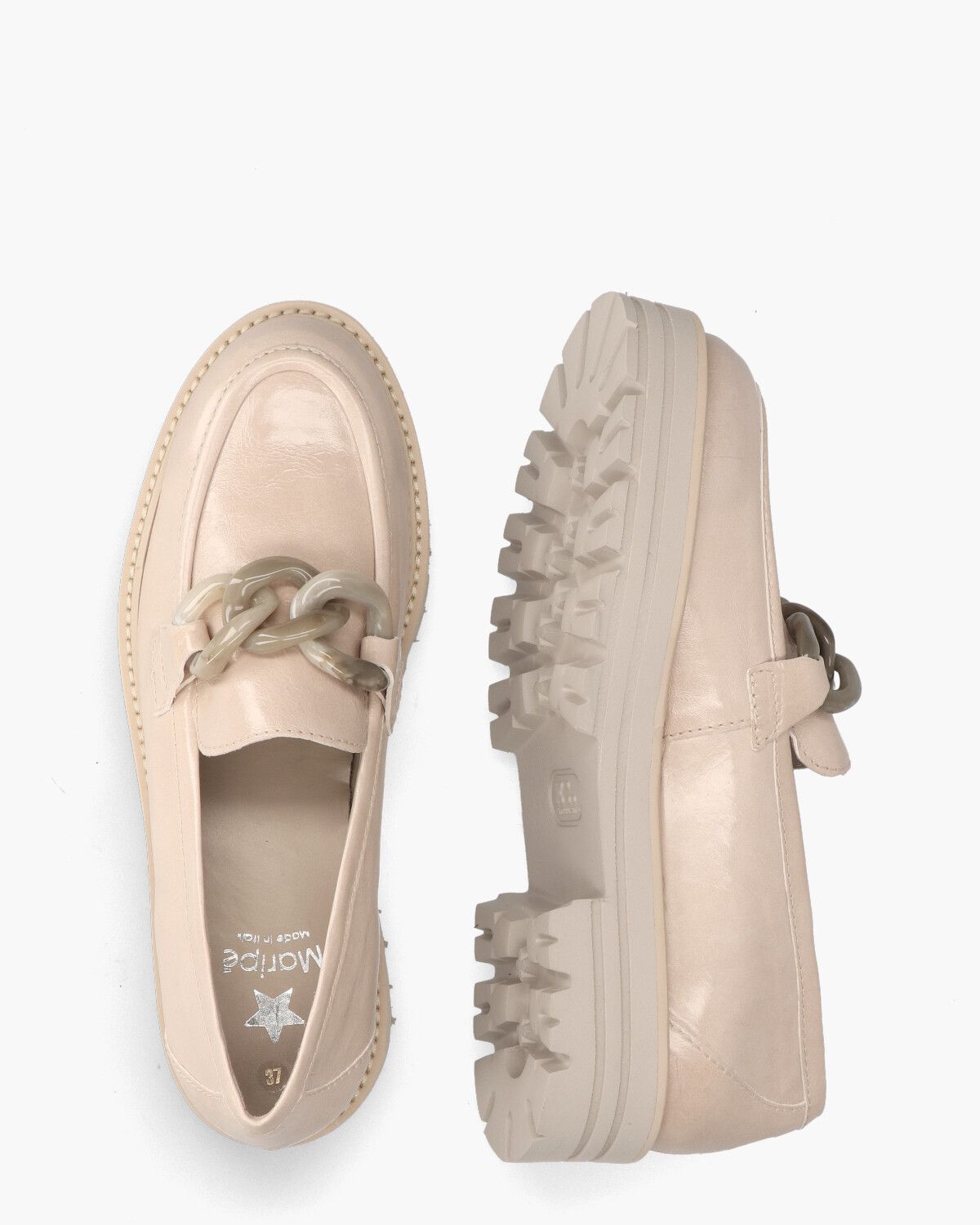 Nilla Beige Damesloafers