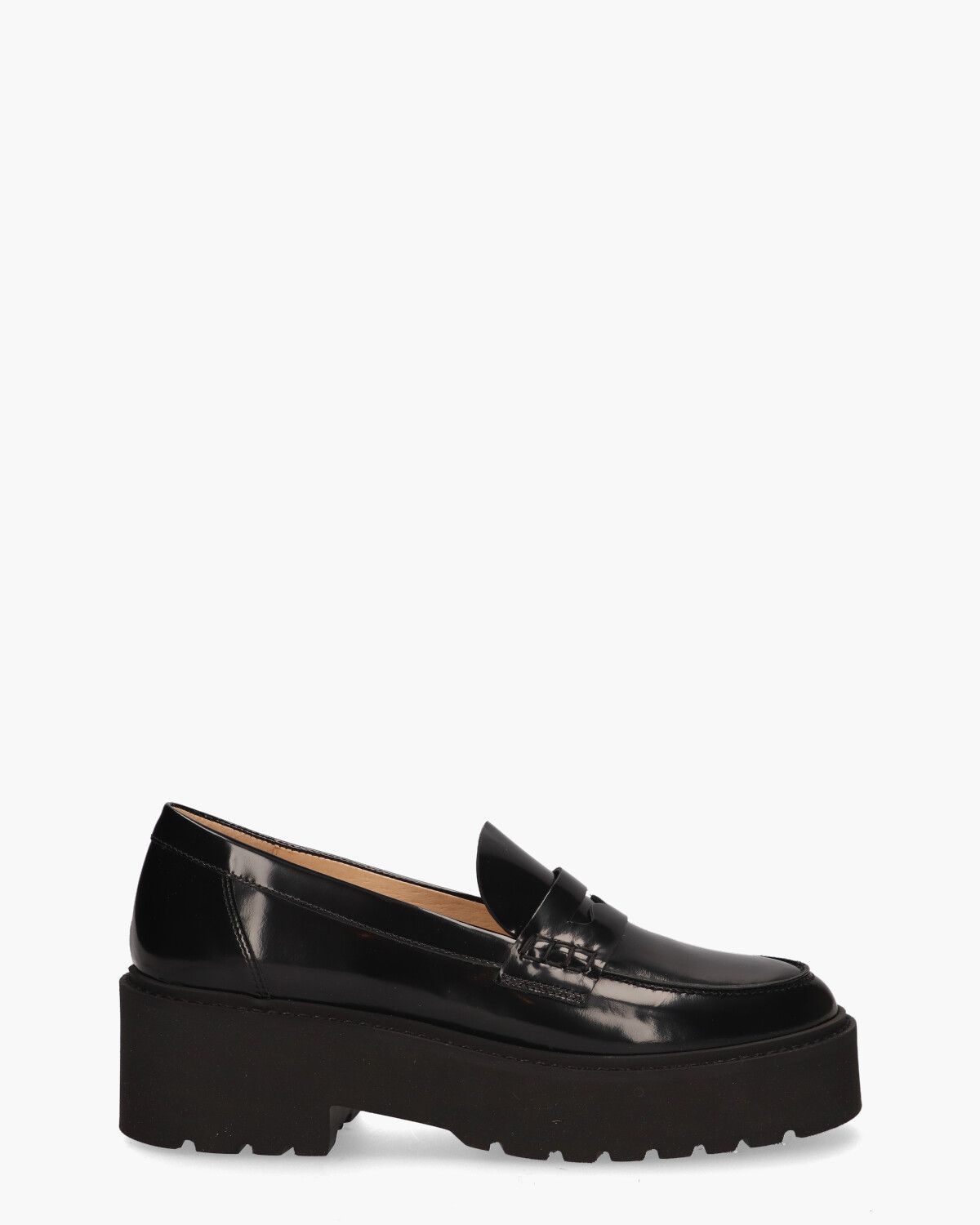 Lois Bell Zwart Damesloafers