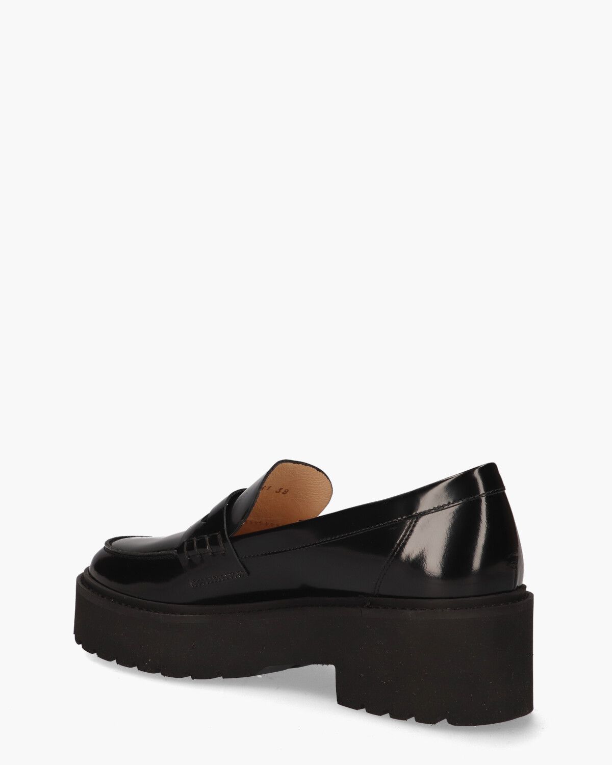 Lois Bell Zwart Damesloafers