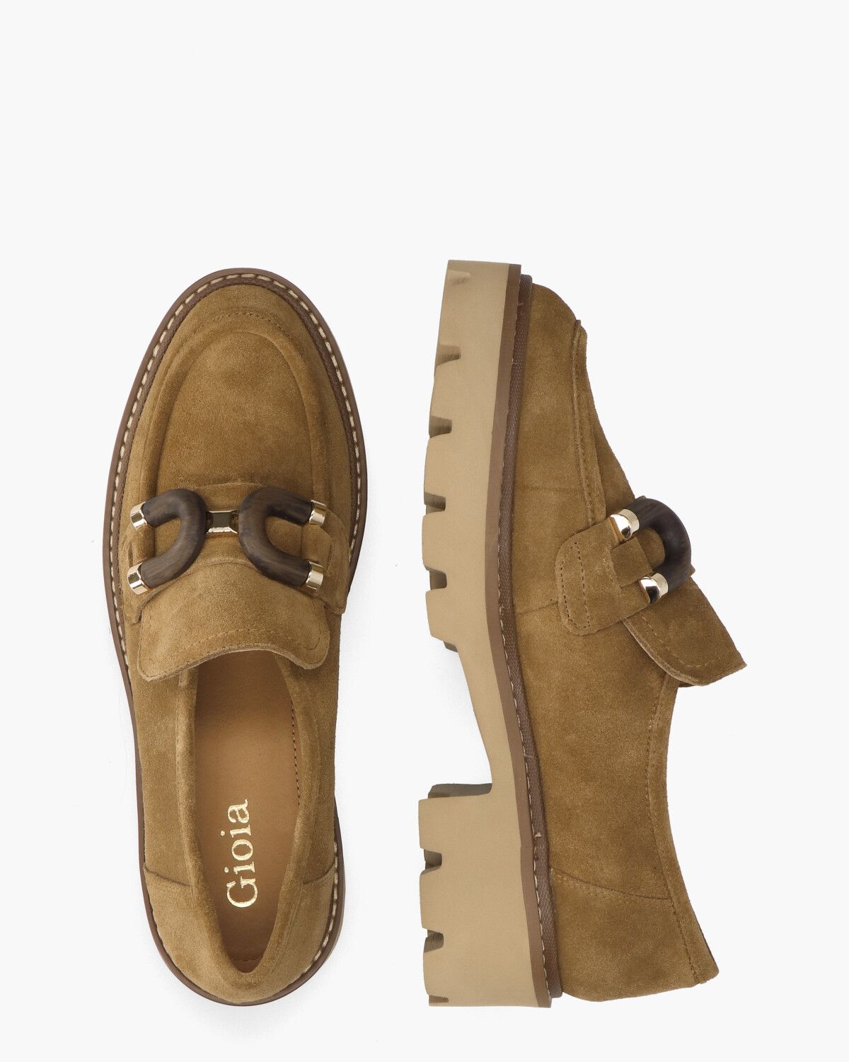 Yiyi Cognac Damesloafers