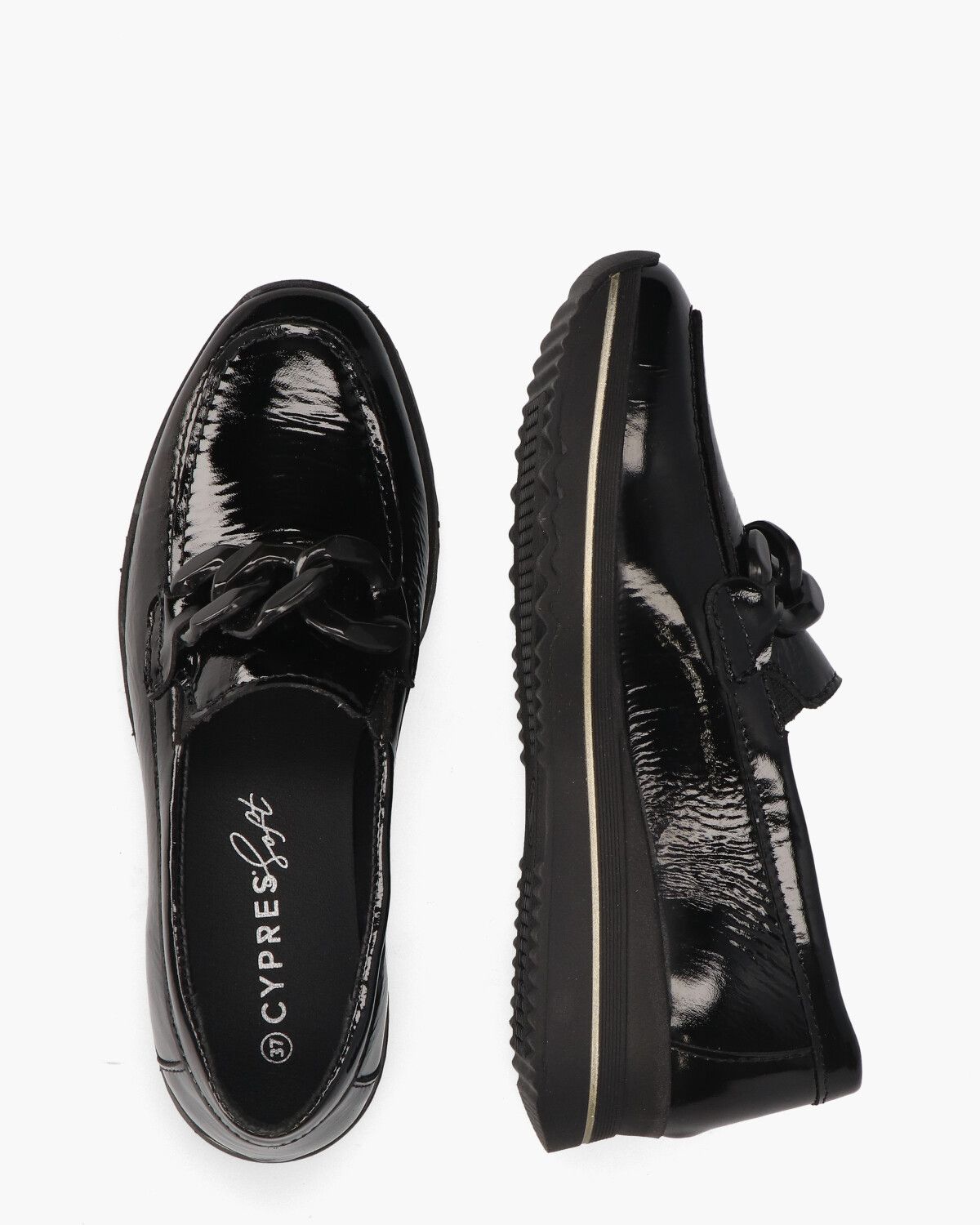 Victoria Zwart Damesloafers