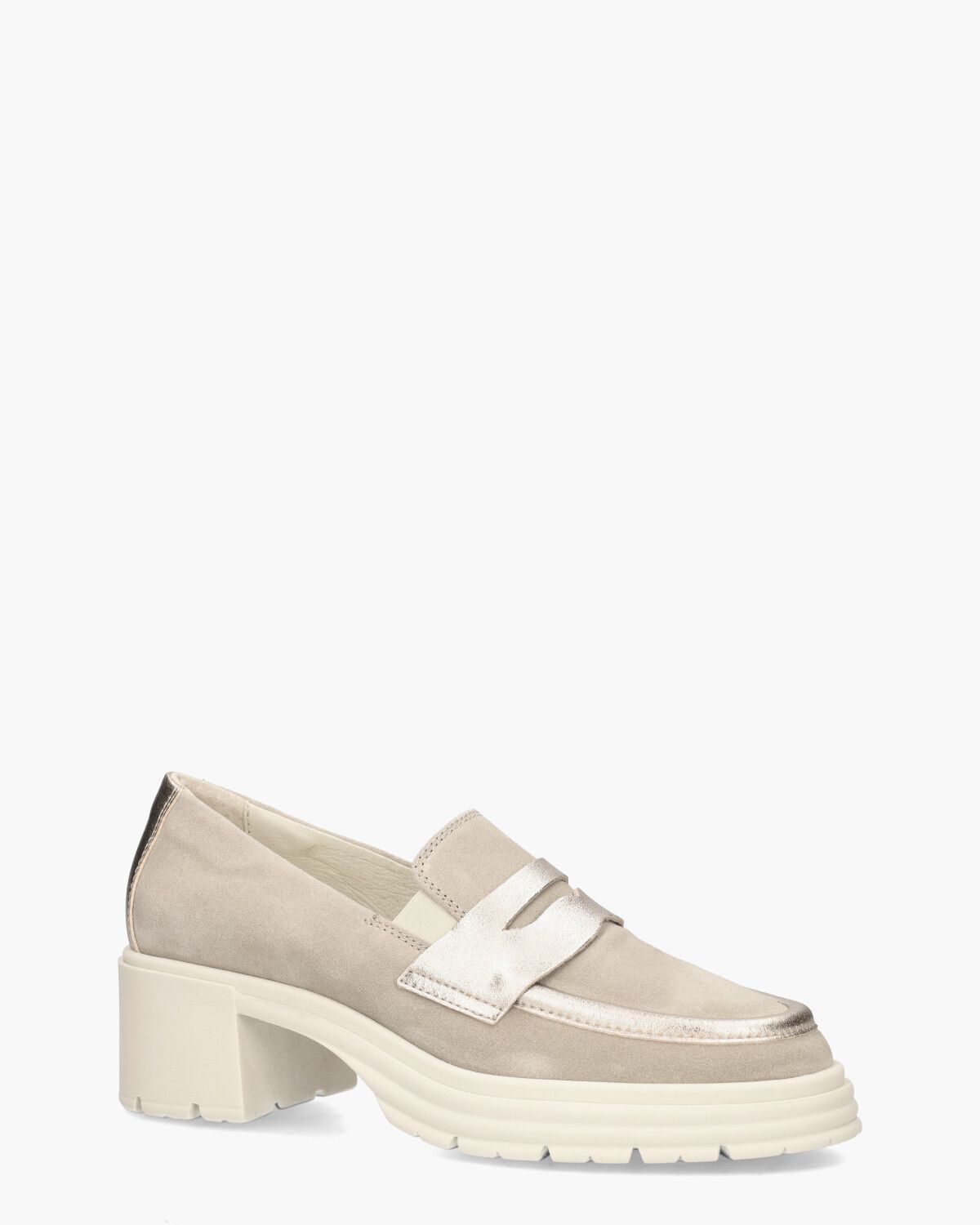 5697 Taupe Damesloafers