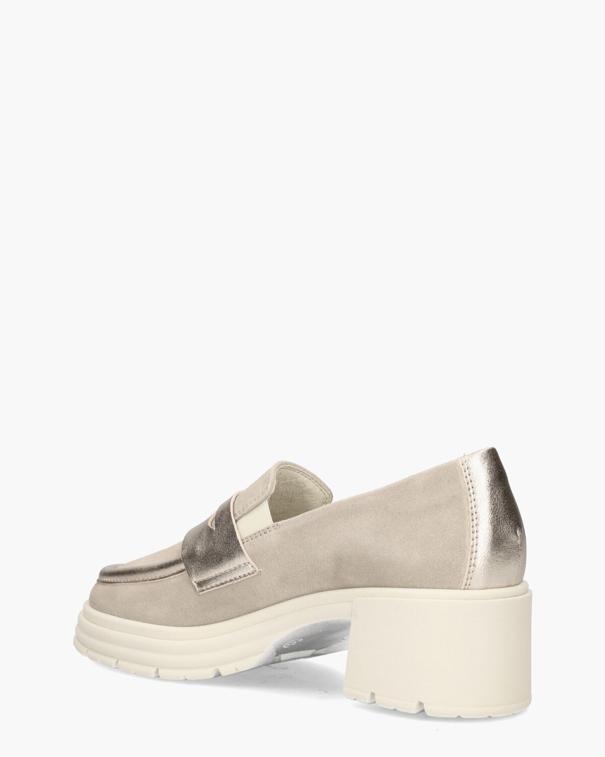 5697 Taupe Damesloafers