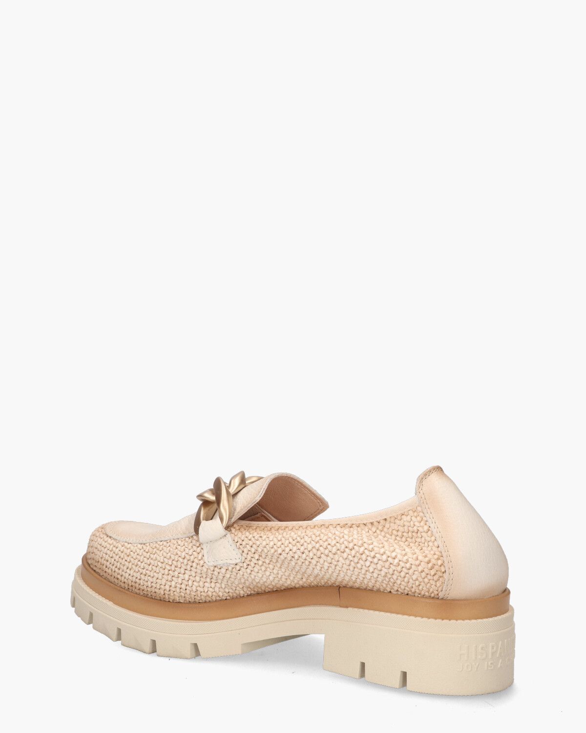 Alison Off-White/Bruin Damesloafers