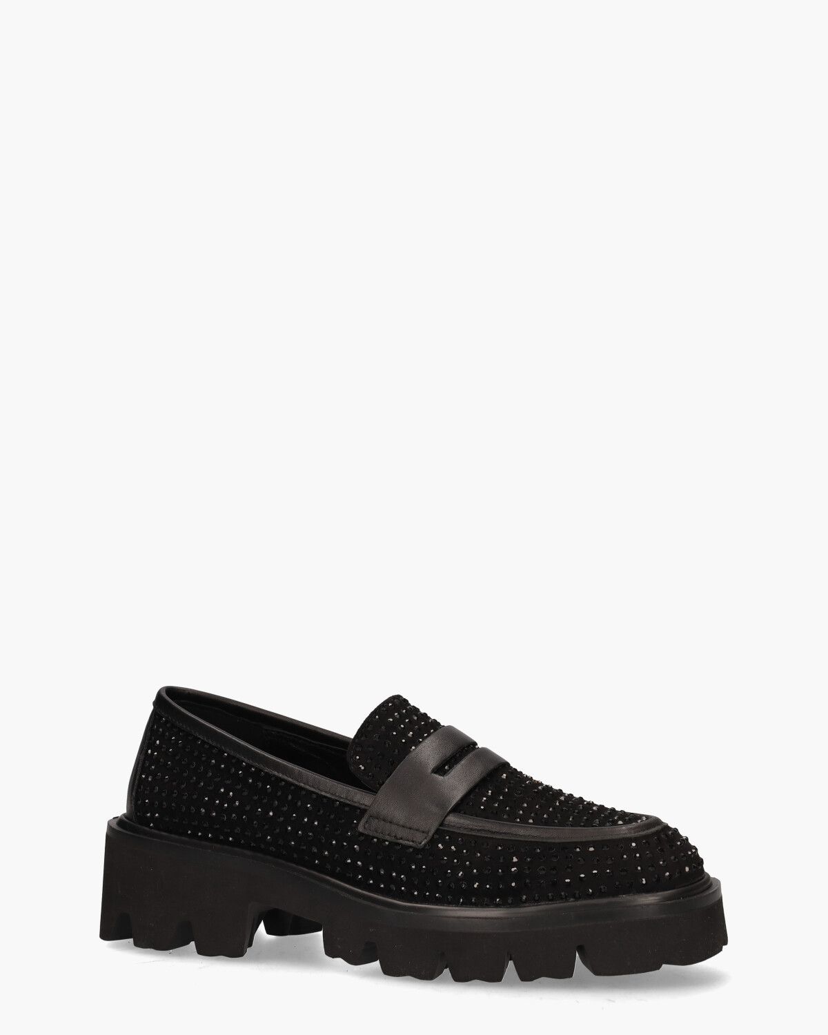 SH-10715 Zwart Damesloafers