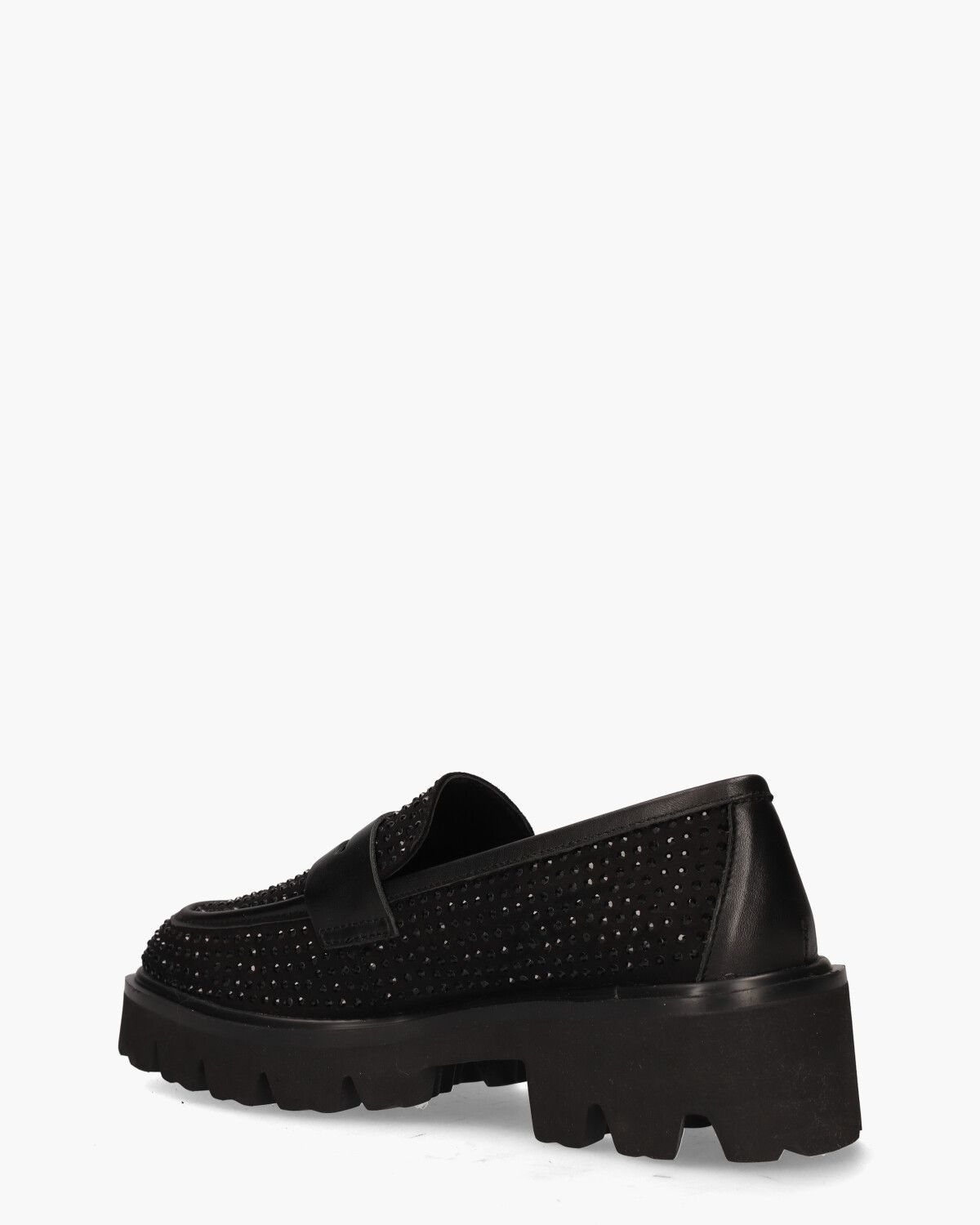 SH-10715 Zwart Damesloafers