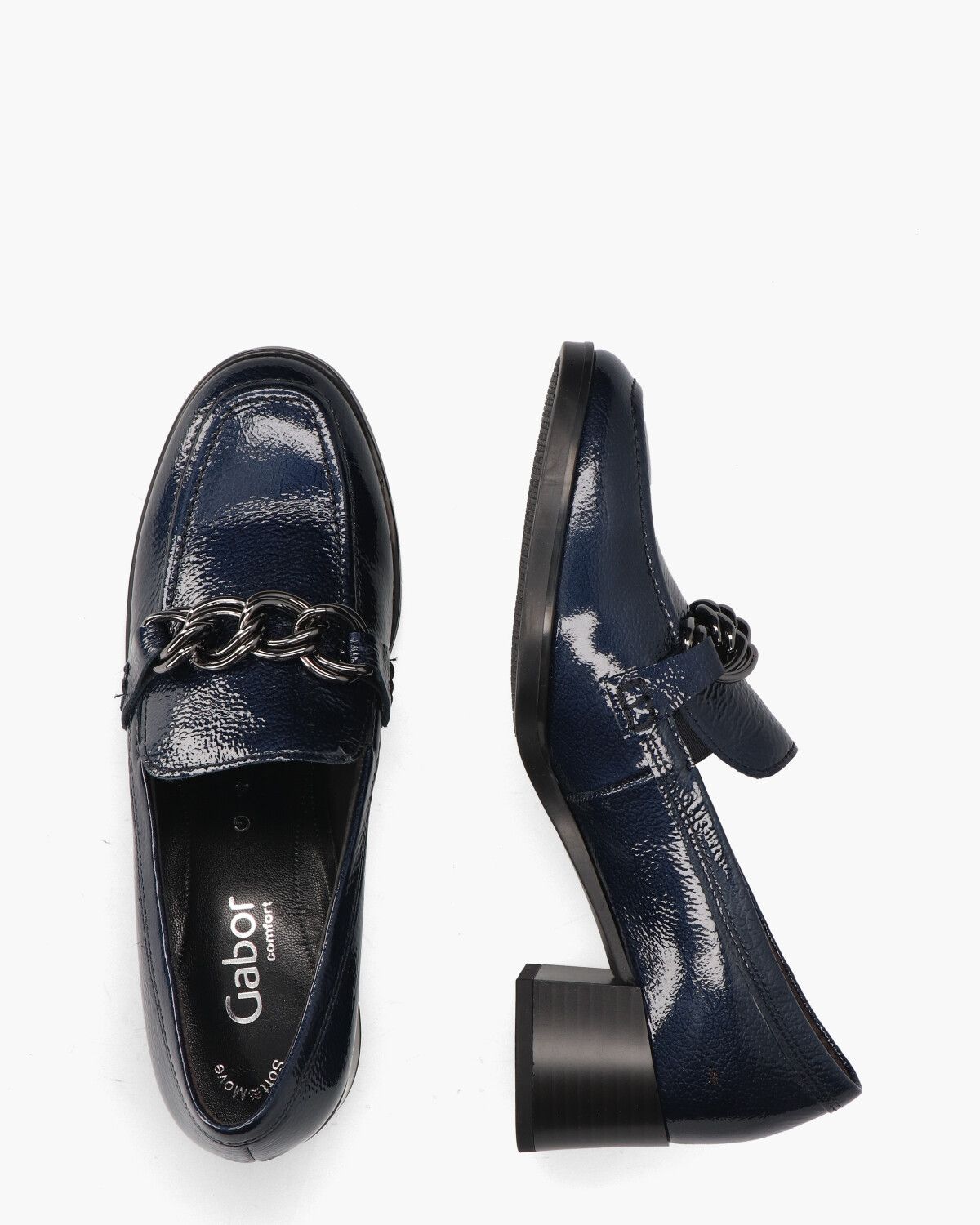 32131-86 Donkerblauw Damesloafers