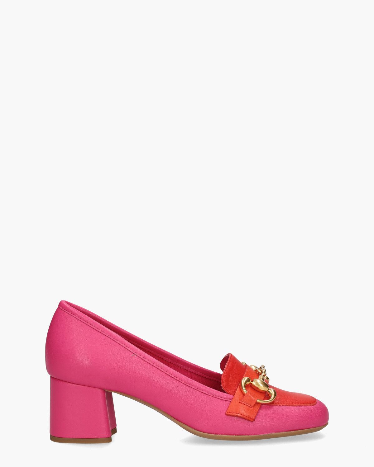 1504 Roze/Rood Damesloafers