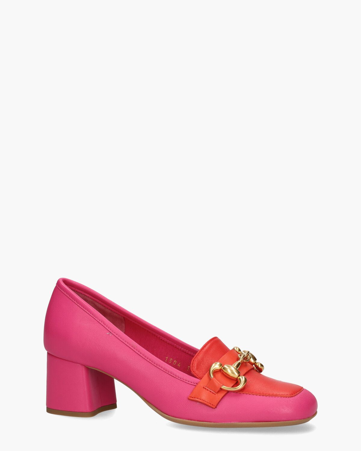 1504 Roze/Rood Damesloafers