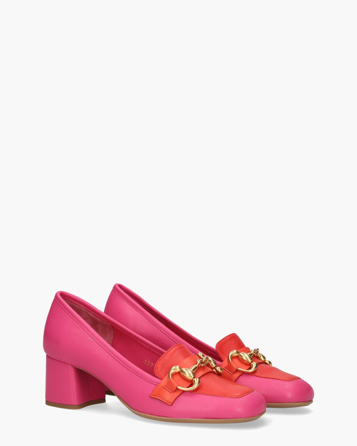 1504 Roze/Rood Damesloafers
