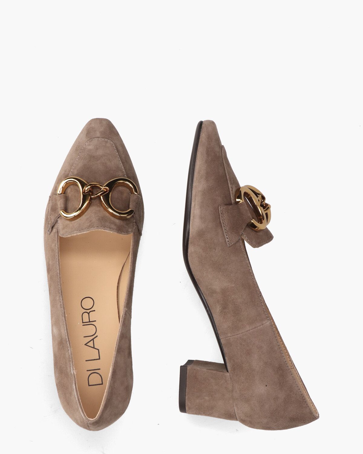 Saskia Taupe Damesloafers