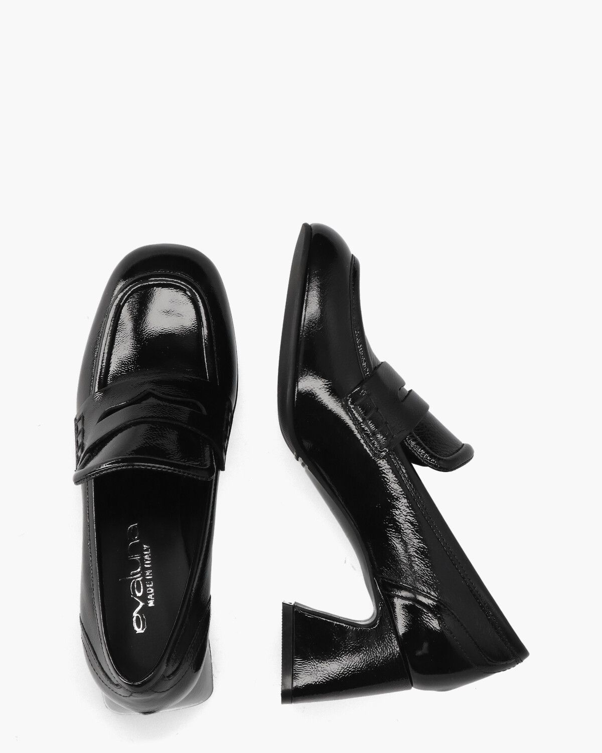 9810E Zwart Damesloafers