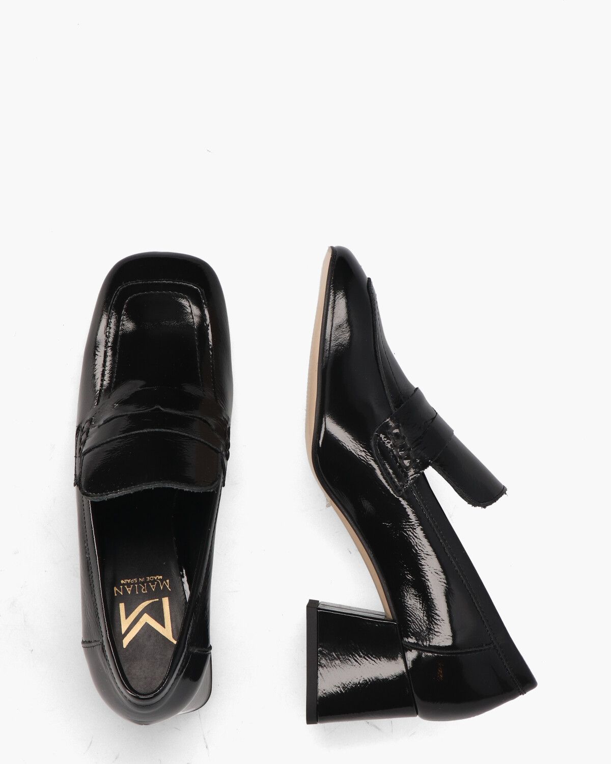 Juliet Zwart Damesloafers