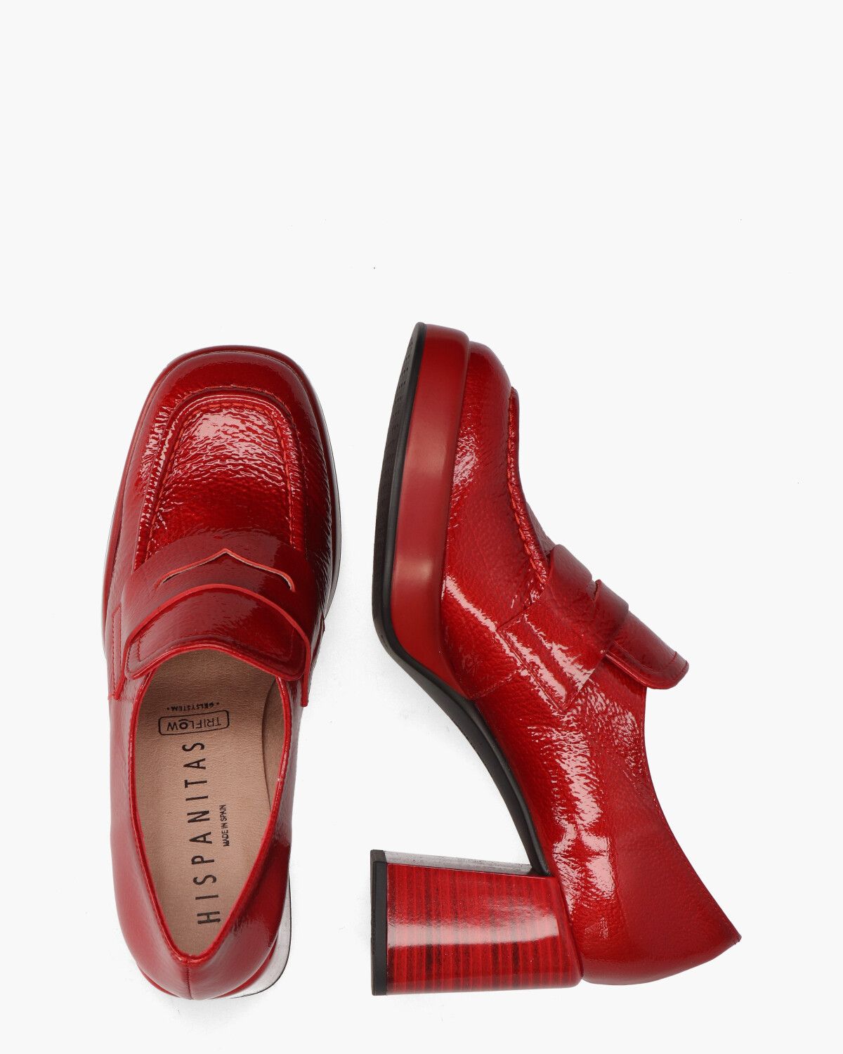 HI243696 Rood Damesloafers