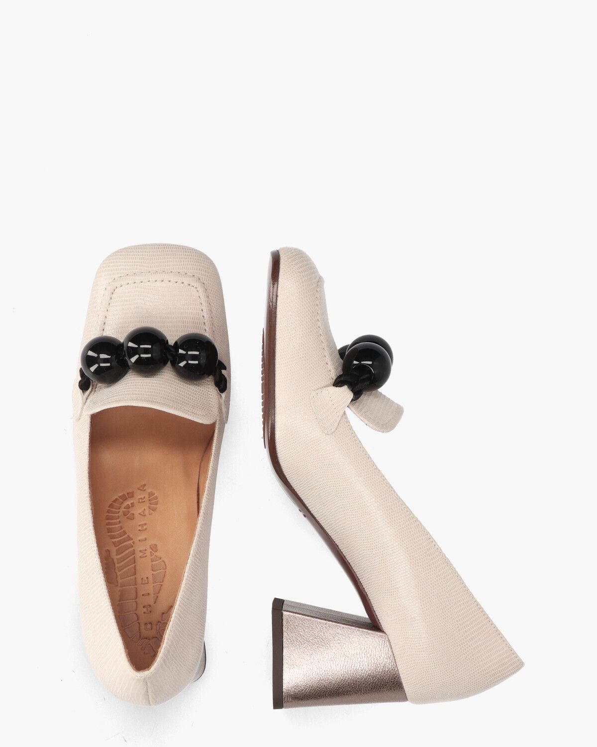 Suleiko Gebroken Wit Damesloafers