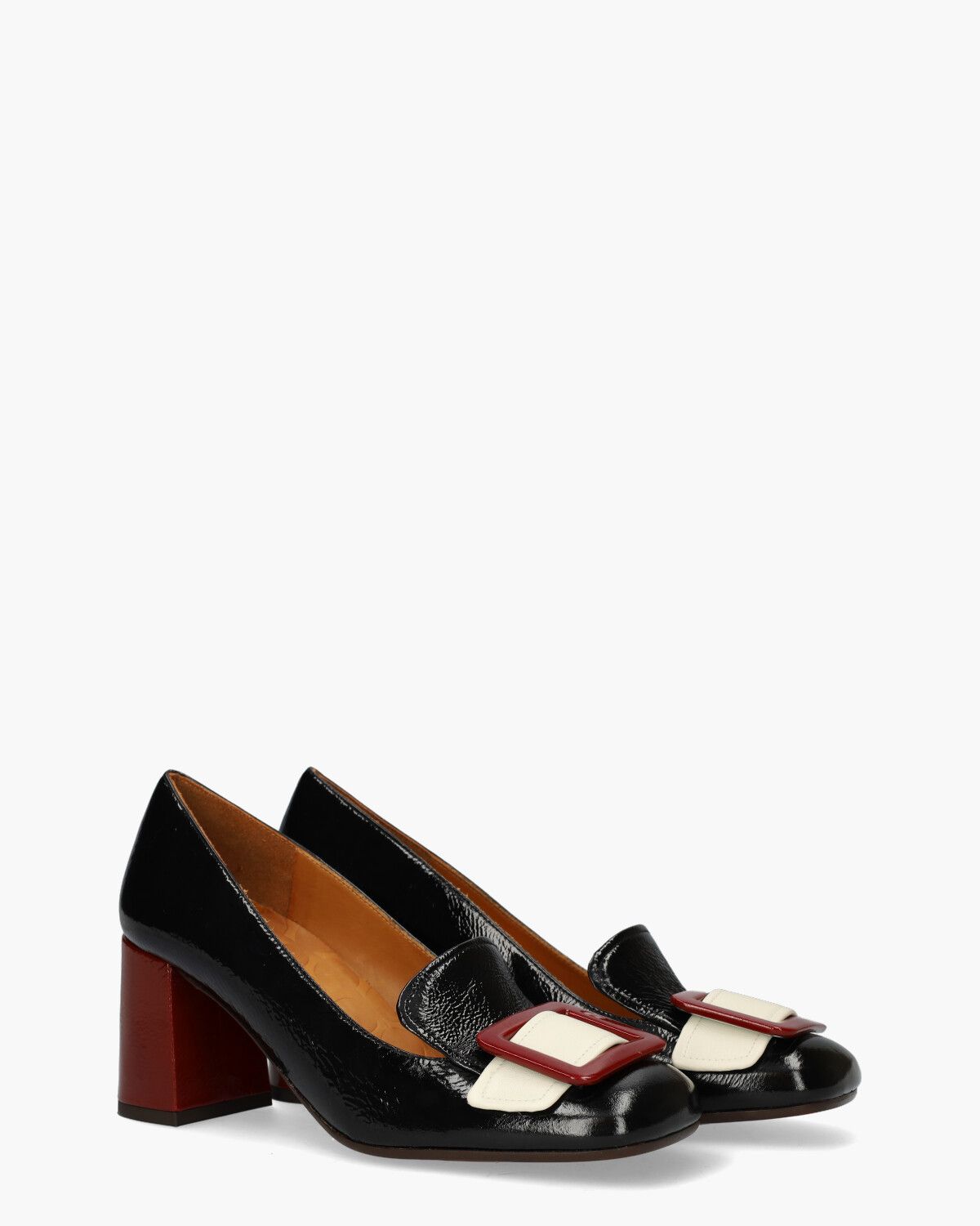 Pema Zwart Damesloafers