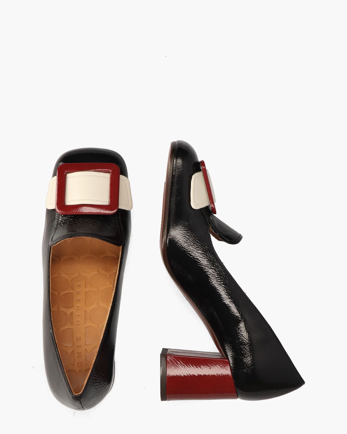 Pema Zwart Damesloafers