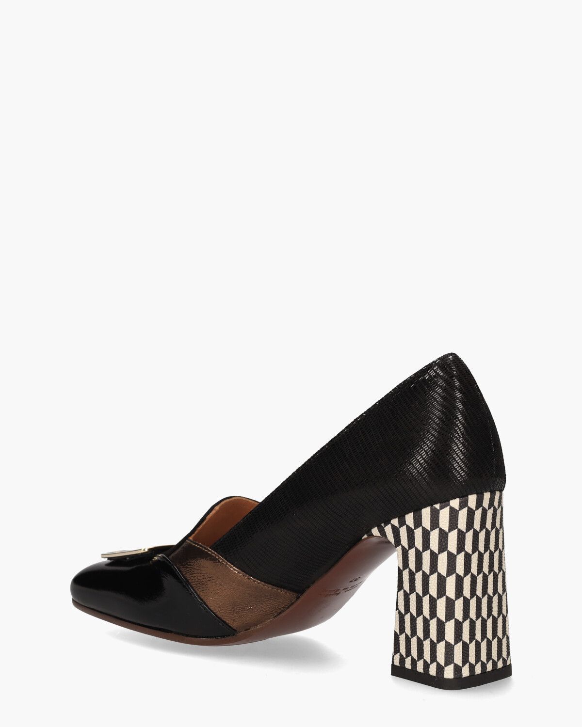 Ohico Zwart/Multicolor Damesloafers