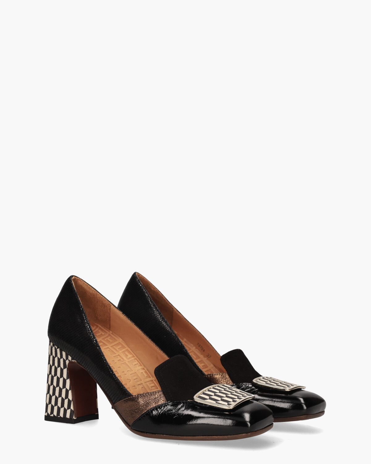 Ohico Zwart/Multicolor Damesloafers