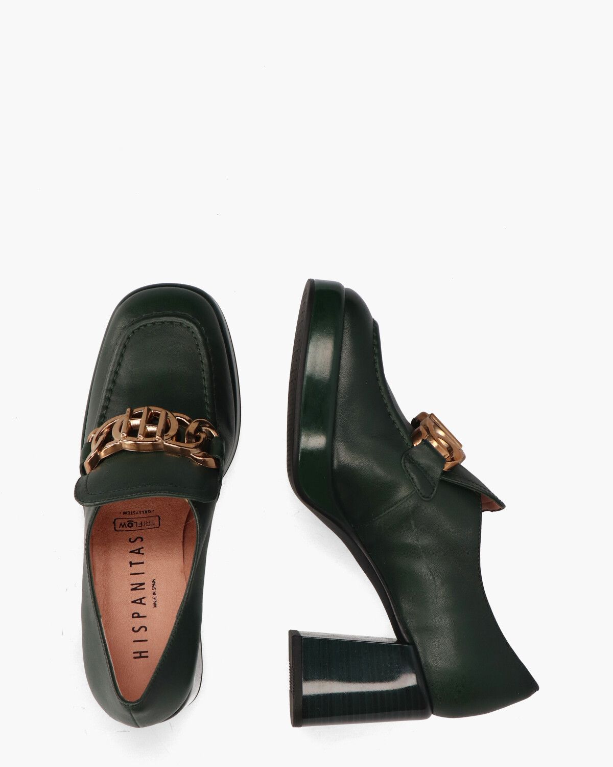 HI233022 Groen Damesloafers