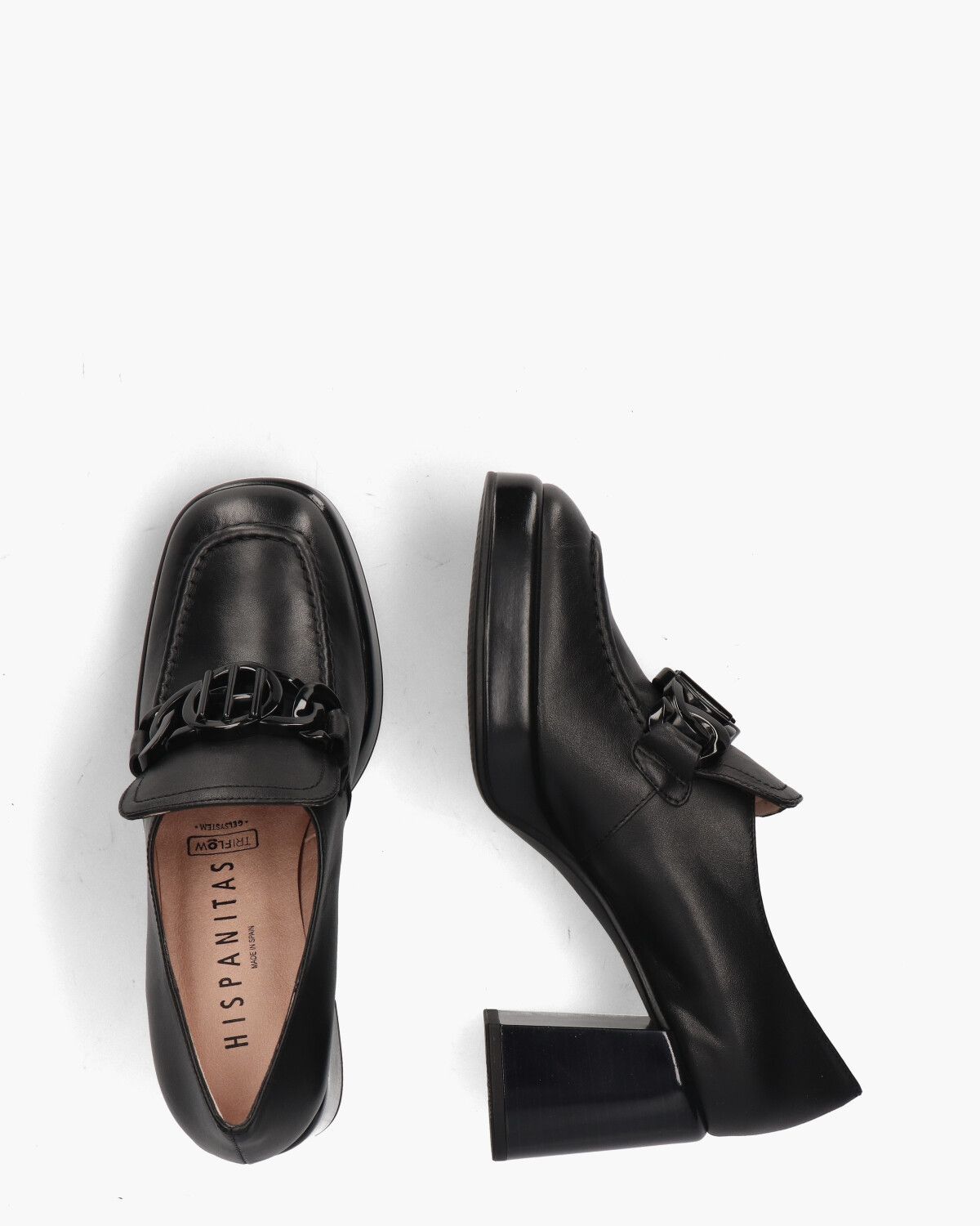 HI233022 Zwart Damesloafers