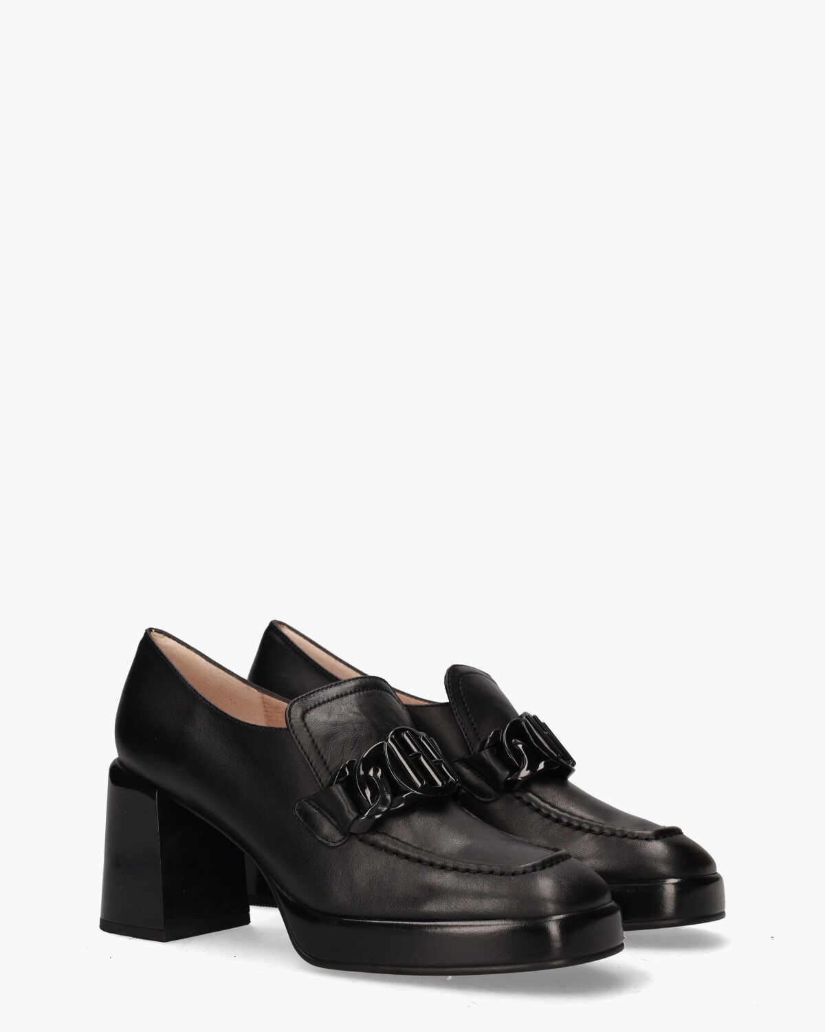 HI233022 Zwart Damesloafers