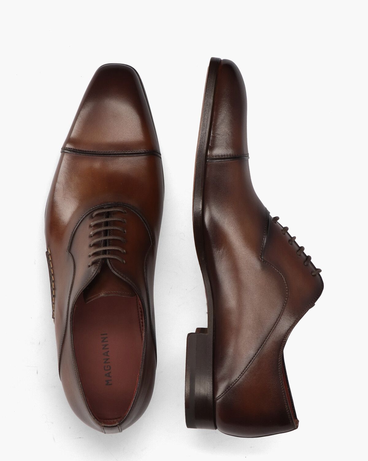 23873 Donkerbruin Heren Veterschoenen