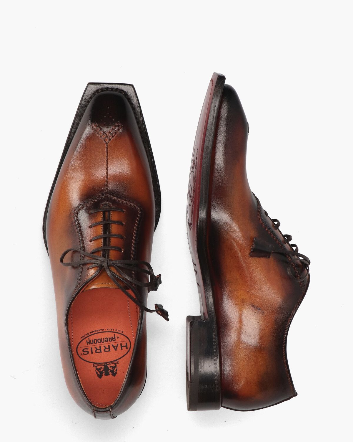 Istanbul Cognac Heren Veterschoenen