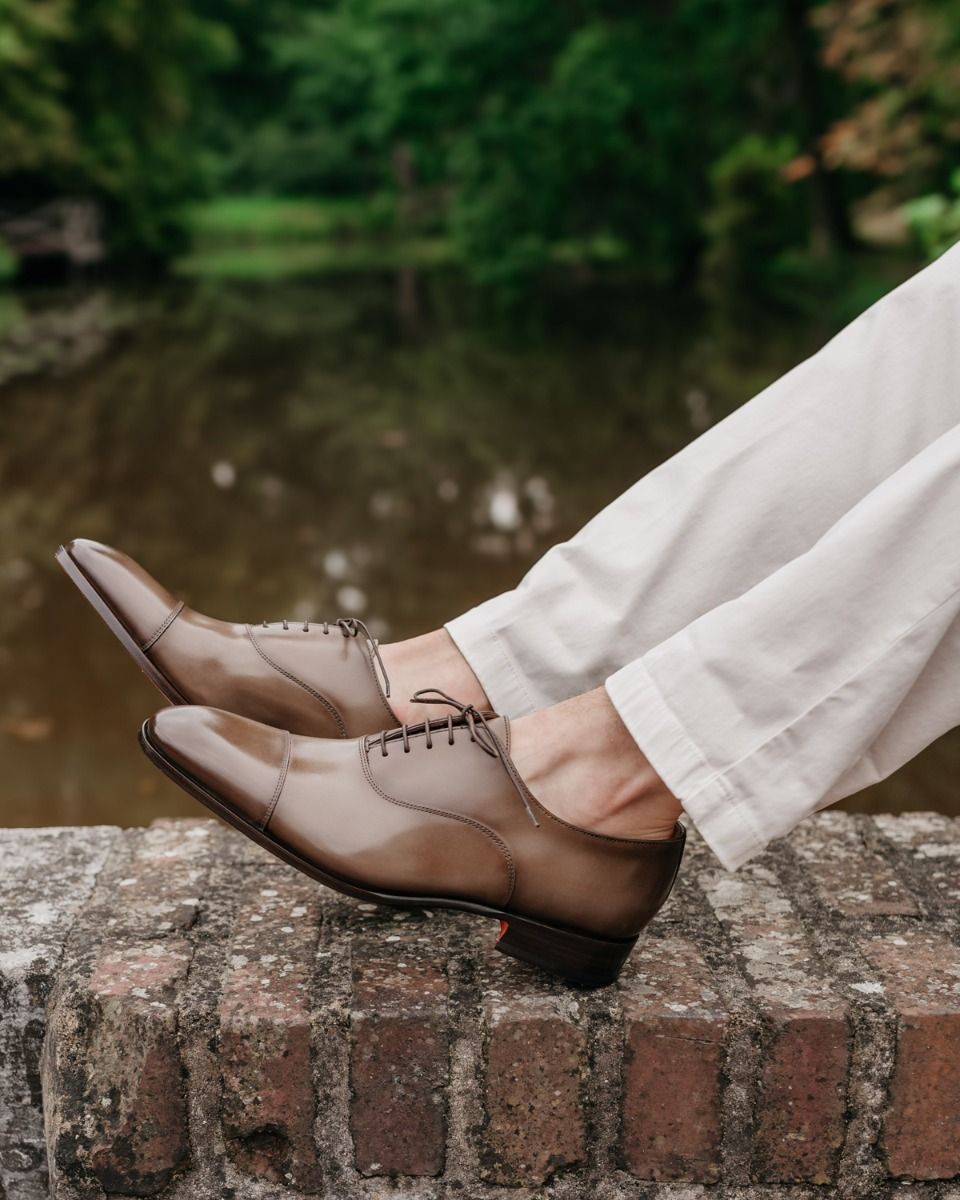 12474 Bruin Heren Veterschoenen