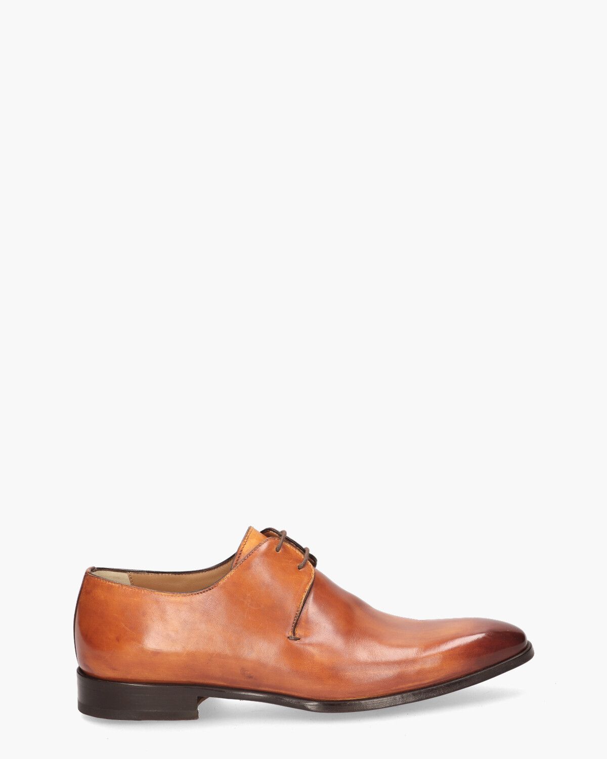 F2023 Cognac Heren Veterschoenen