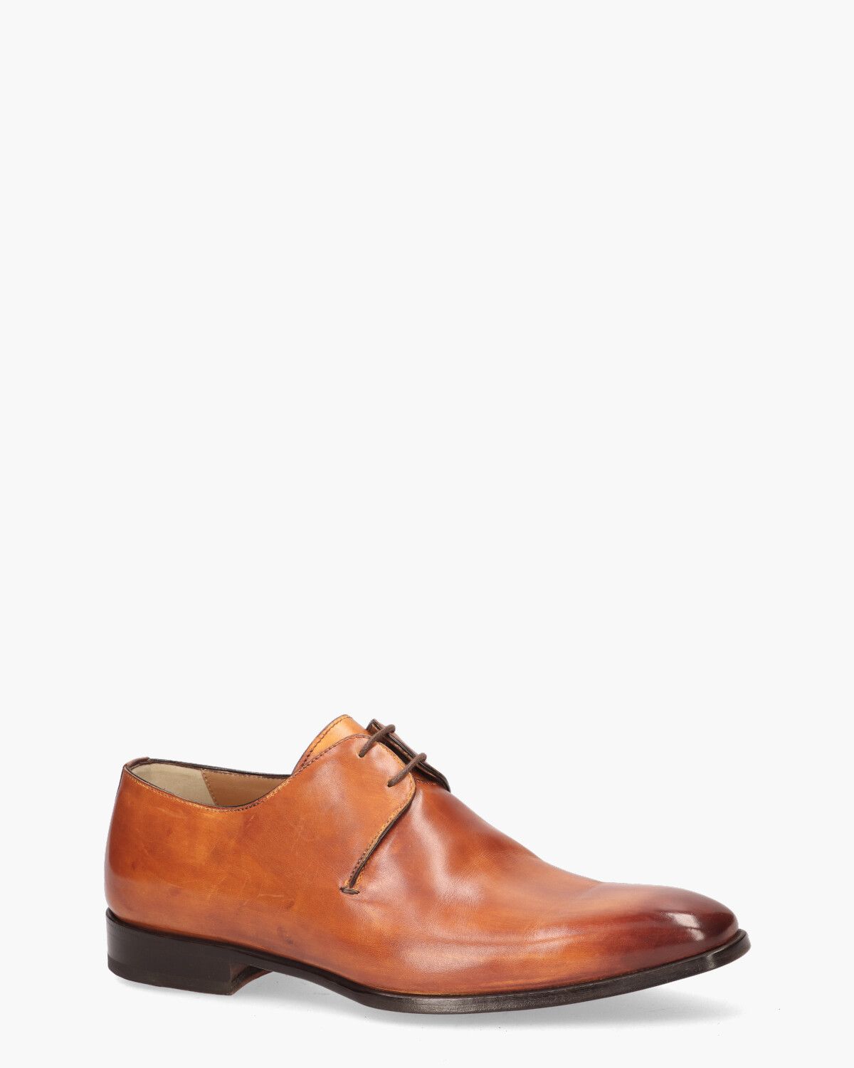 F2023 Cognac Heren Veterschoenen