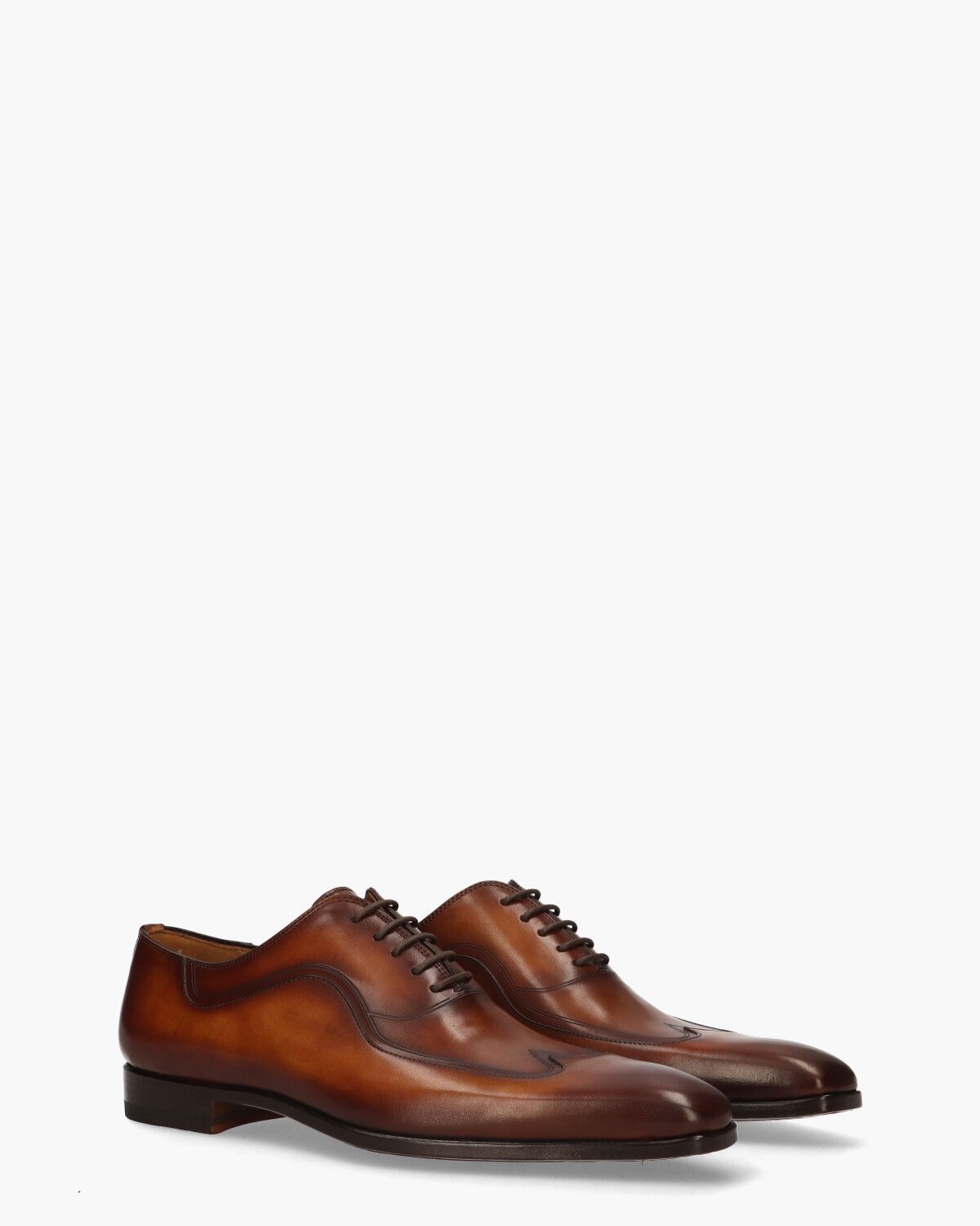 23870 Cognac Heren Veterschoenen