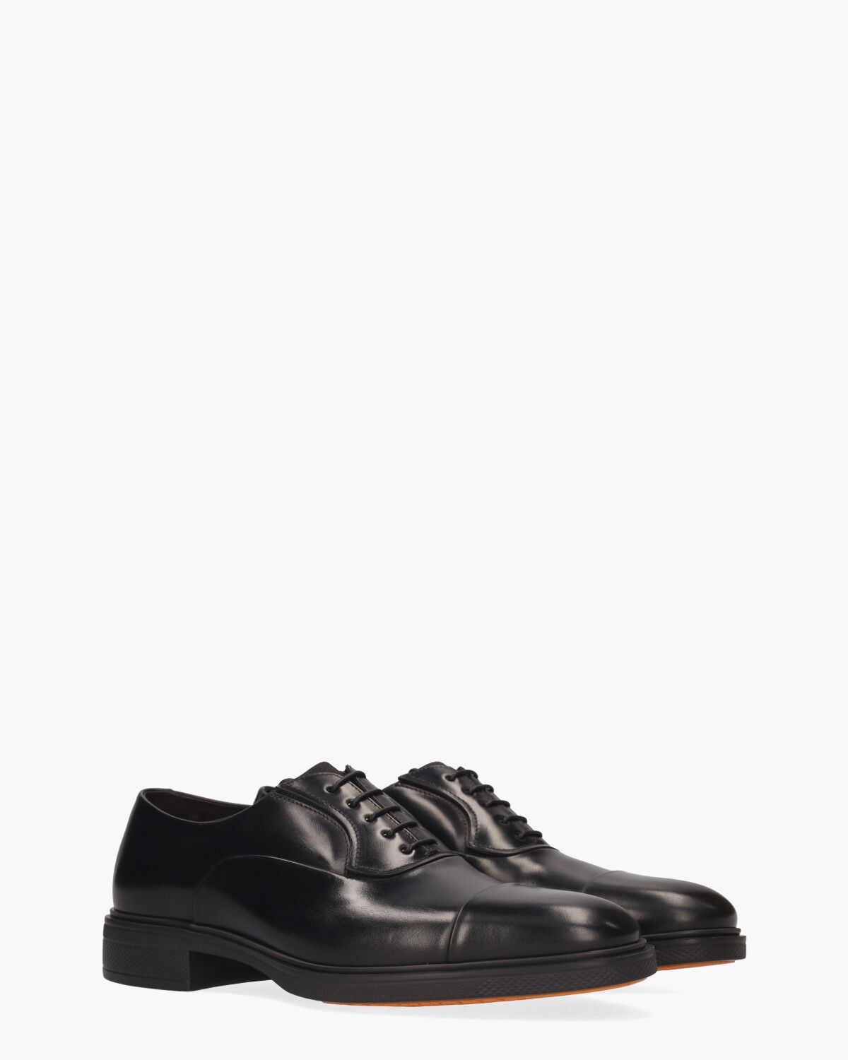 18957 Zwart Heren Veterschoenen