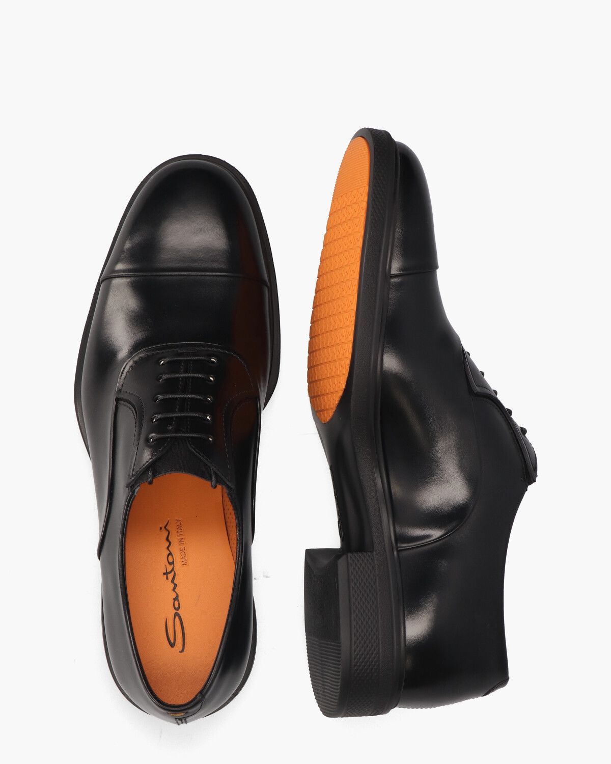 18957 Zwart Heren Veterschoenen