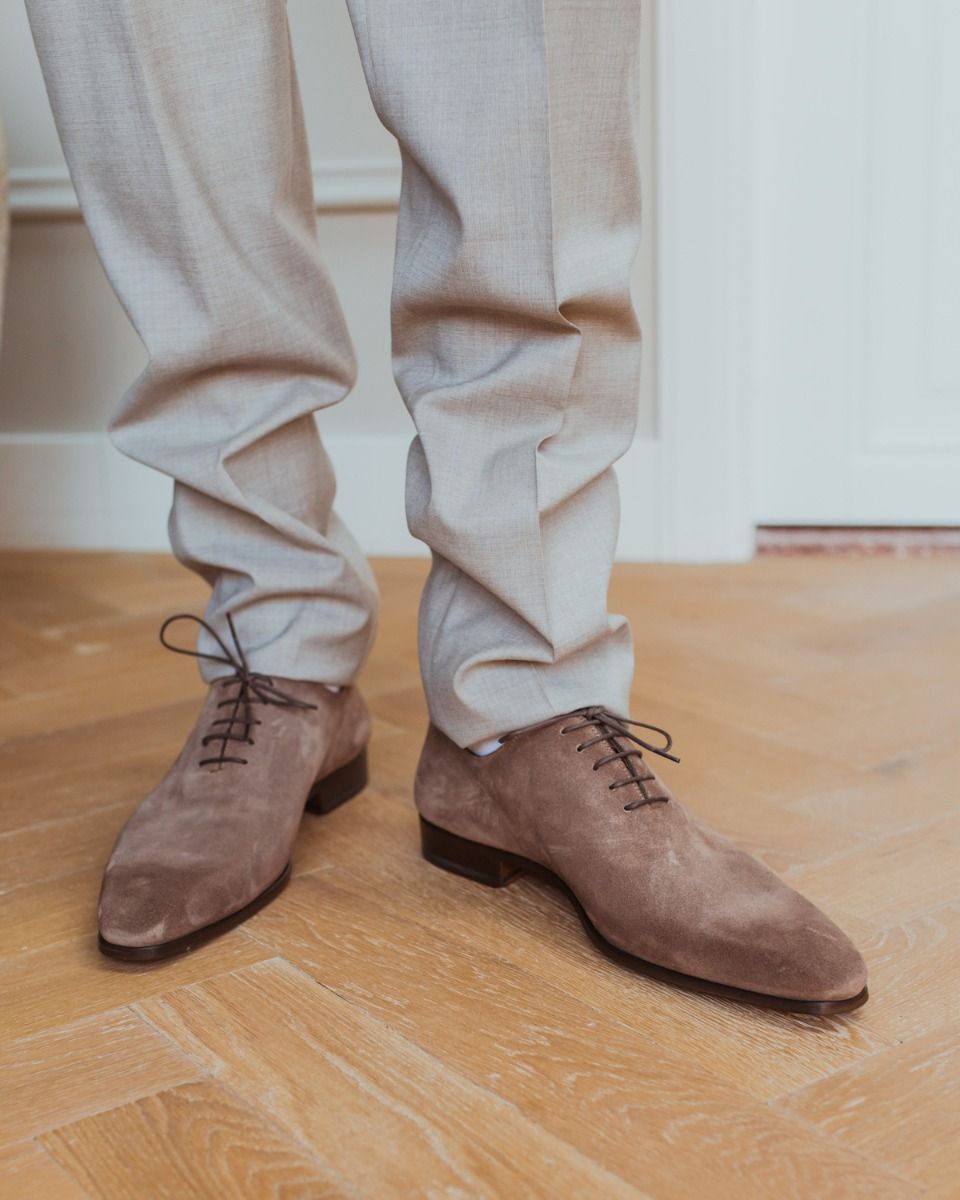 13232 Bruin Heren Veterschoenen
