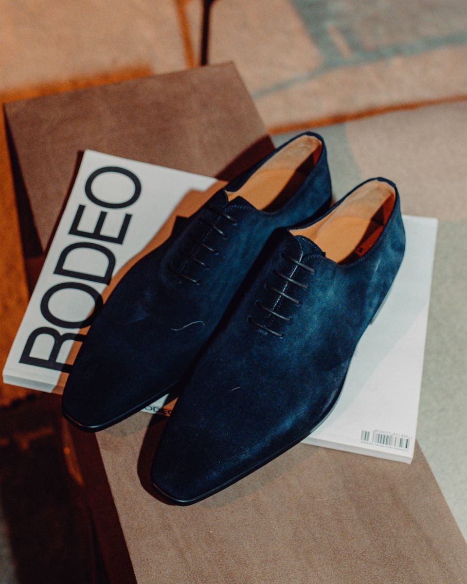 13232 Donkerblauw Heren Veterschoenen