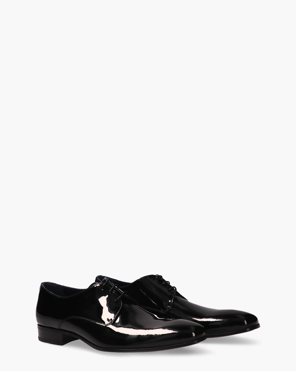 Lonan Zwart Heren Veterschoenen/Smokingschoenen