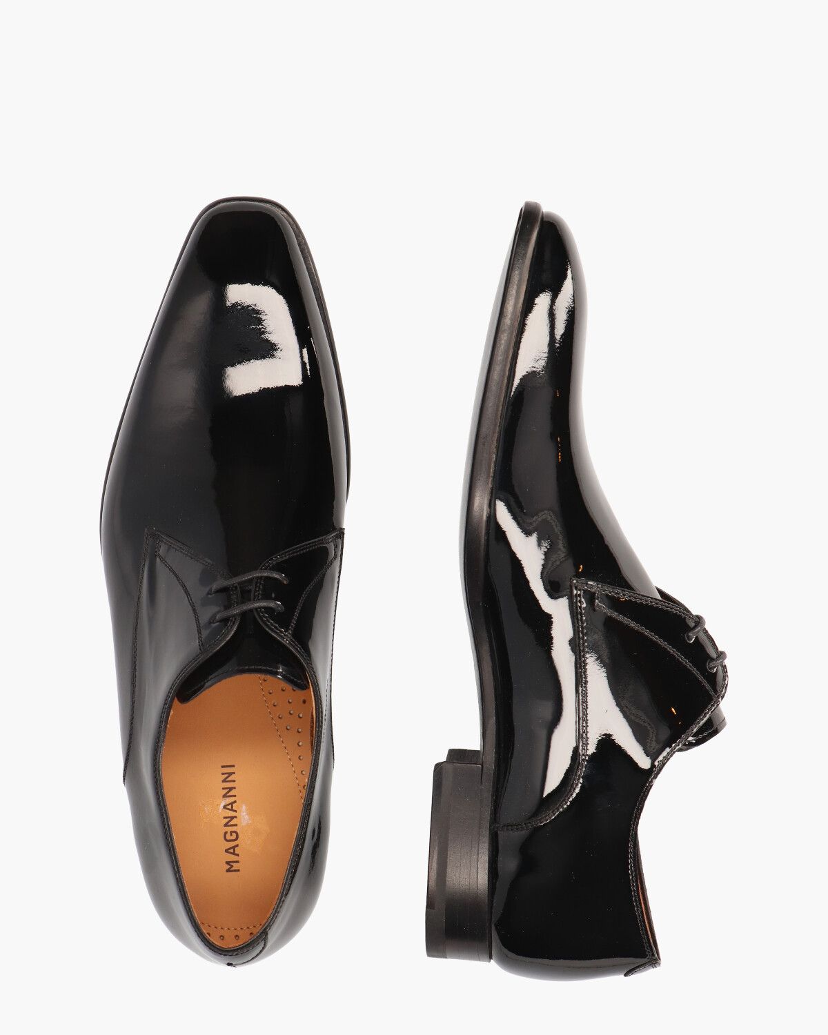 9964 Zwart Heren Veterschoenen